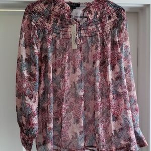 RD &Koko Sheer Long Sleeve Top